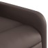 Sillón reclinable elevable cuero sintético