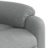 Sillón reclinable de masaje eléctrico tela gris