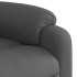 Sillón reclinable elevable de tela gris