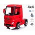 Camión eléctrico Mercedes Actros rojo