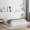 Cama con cajones madera de ingeniería blanco 120x190 cm