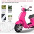 Moto eléctrica Vespa rosa