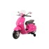 Moto eléctrica Vespa rosa