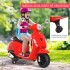 Moto eléctrica Vespa roja