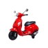 Moto eléctrica Vespa roja