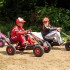 Coche a pedales Go-Kart para niños rojo