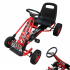 Coche a pedales Go-Kart para niños rojo