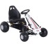 Coche a pedales Go-Kart para niños blanco