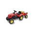 Tractor a pedales Go-Kart para niños rojo