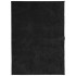 Alfombra de pelo corto suave lavable HUARTE negro 240x340