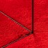 Alfombra de pelo corto suave lavable HUARTE rojo 240x240