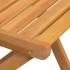 Sillas de terraza plegables 4 uds madera maciza de