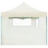 Carpa de fiestas pop-up plegable con 5 paredes crema 3x9