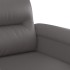 Sillón cuero sintético gris 60