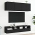 Muebles de TV de pared 5 piezas madera de ingeniería