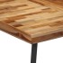 Mesa alta de bar madera maciza de teca 110x55x105