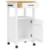 Carrito de cocina MONZA madera maciza de pino 48x40x90