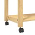 Carrito de cocina MONZA madera maciza de pino 84x40x90