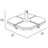 Base Parasol Cross