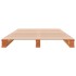 Cama de palets madera maciza de pino marrón cera 90x200