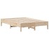 Estructura de cama madera maciza de pino 120x200