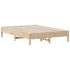 Estructura de cama madera maciza de pino 120x200