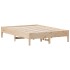 Estructura de cama de madera maciza de pino 140x190