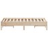 Estructura de cama de madera maciza de pino 140x190