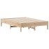 Estructura de cama de madera maciza de pino 140x190