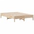 Estructura de cama madera maciza de pino 140x200