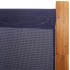 Biombo divisor de 5 paneles azul oscuro 350x180