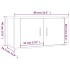 Muebles para TV de pared 3 uds blanco 80x34,5x40