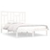 Estructura de cama madera maciza de pino blanca 150x200