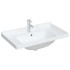 Lavabo de baño rectangular cerámica blanco 81x48x23