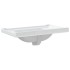 Lavabo de baño rectangular cerámica blanco 81x48x23