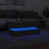 Mesa de centro con luces LED roble Sonoma 90x50x40