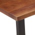 Mesa de centro madera maciza de acacia marrón miel 110x55x40