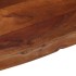 Mesa de centro madera maciza de acacia marrón miel 110x55x40