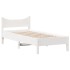 Estructura de cama madera maciza de pino blanco 90x190