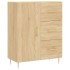 Aparador alto madera contrachapada color roble 69,5x34x180