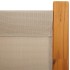 Biombo divisor de 3 paneles gris taupe 210x180