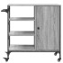 Carrito de cocina de madera gris Sonoma 87,5x38,5x84,5