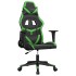 Silla gaming cuero sintético negro y