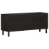 Mueble de TV madera maciza de mango negro 105x33x46