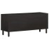 Mueble de TV madera maciza de mango negro 105x33x46