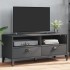 Mueble de TV VIKEN madera maciza de pino gris