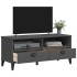 Mueble de TV VIKEN madera maciza de pino gris