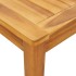 Mesa de comedor de jardín madera maciza de acacia 110x55x75