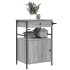 Carrito de cocina madera ingeniería gris Sonoma 56x43x89,5