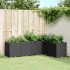 Jardinera PP negro 160x120x53